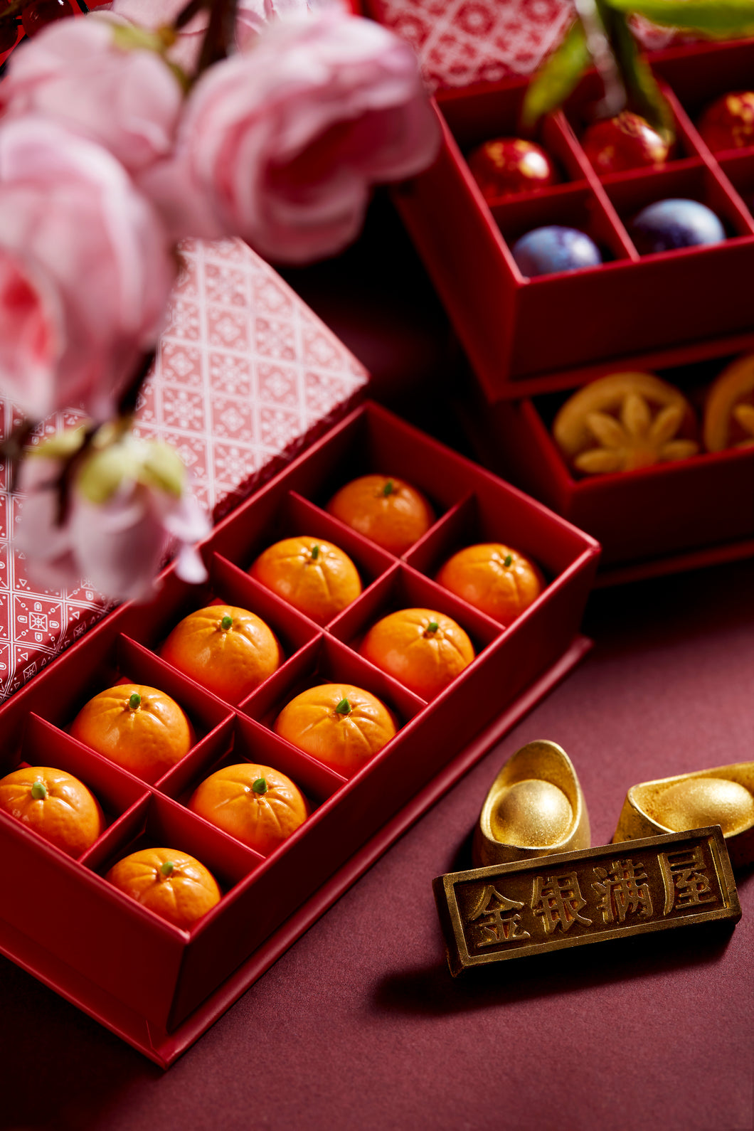 Mandarin Orange Chocolate Pralines