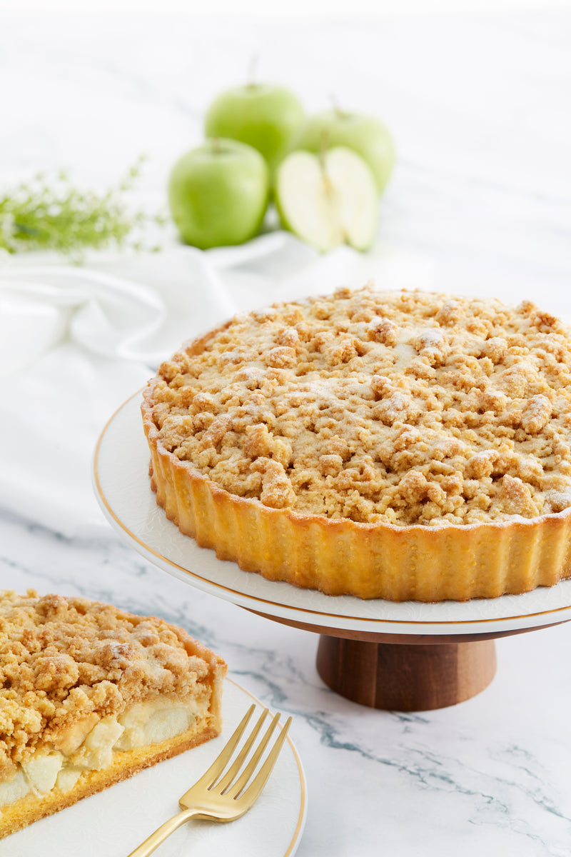 Almond Apple Crumble Tart