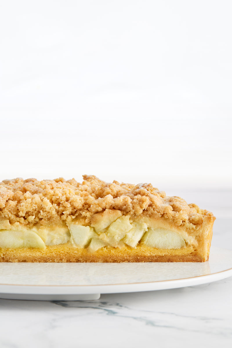 Almond Apple Crumble Tart